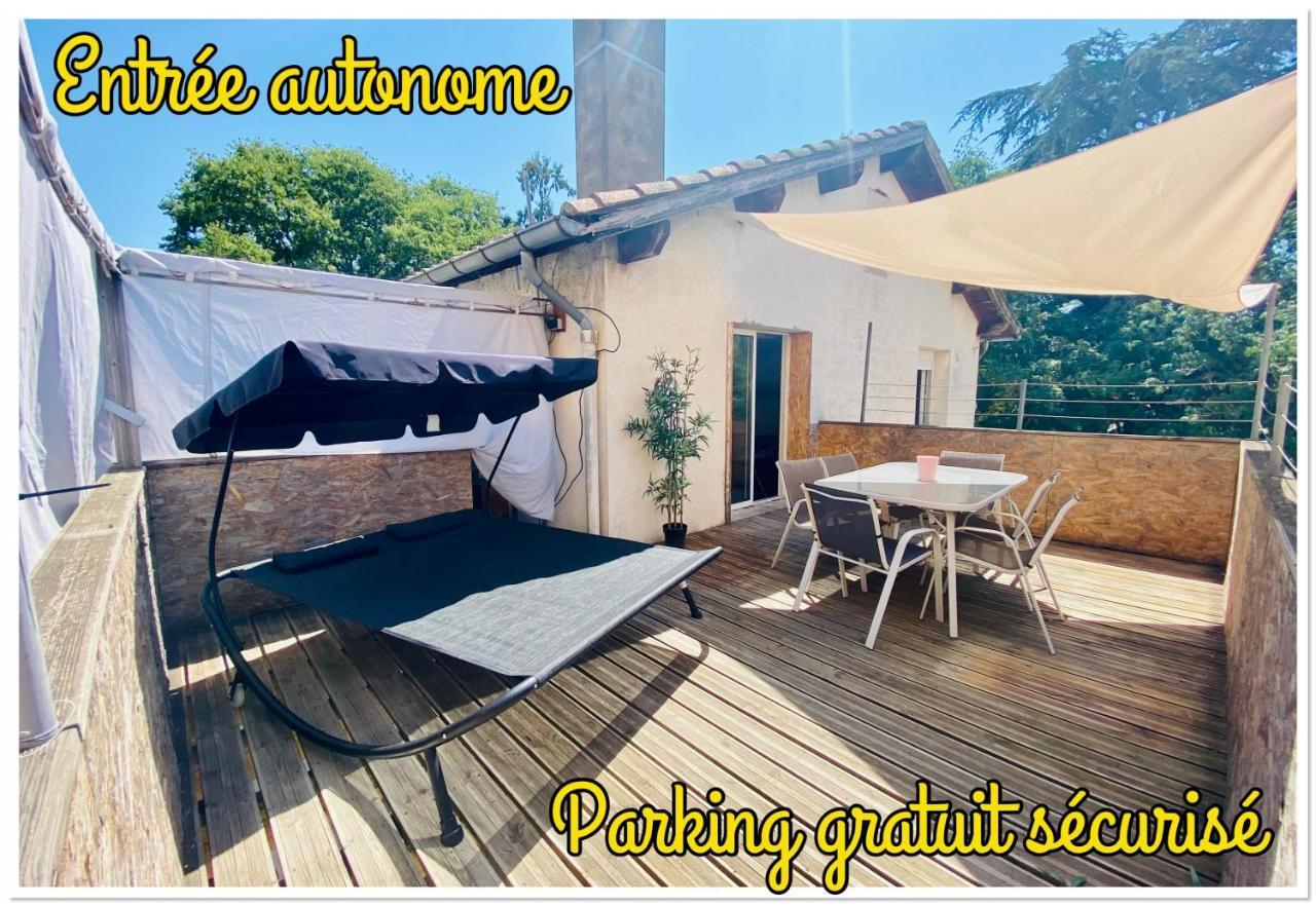 Apartamento Beau T3 en duplex terrasse et parking bien placé Toulouse Exterior foto