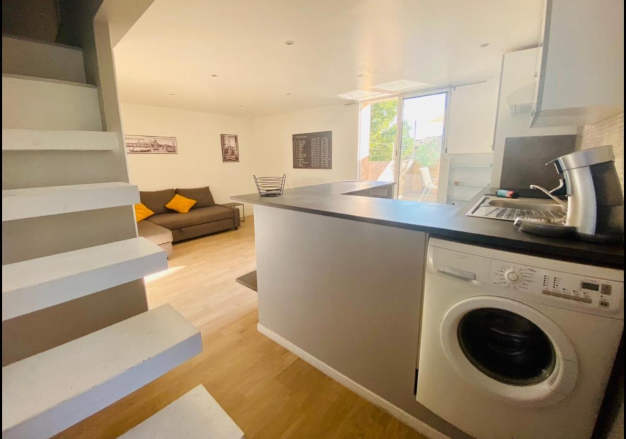 Apartamento Beau T3 en duplex terrasse et parking bien placé Toulouse Exterior foto